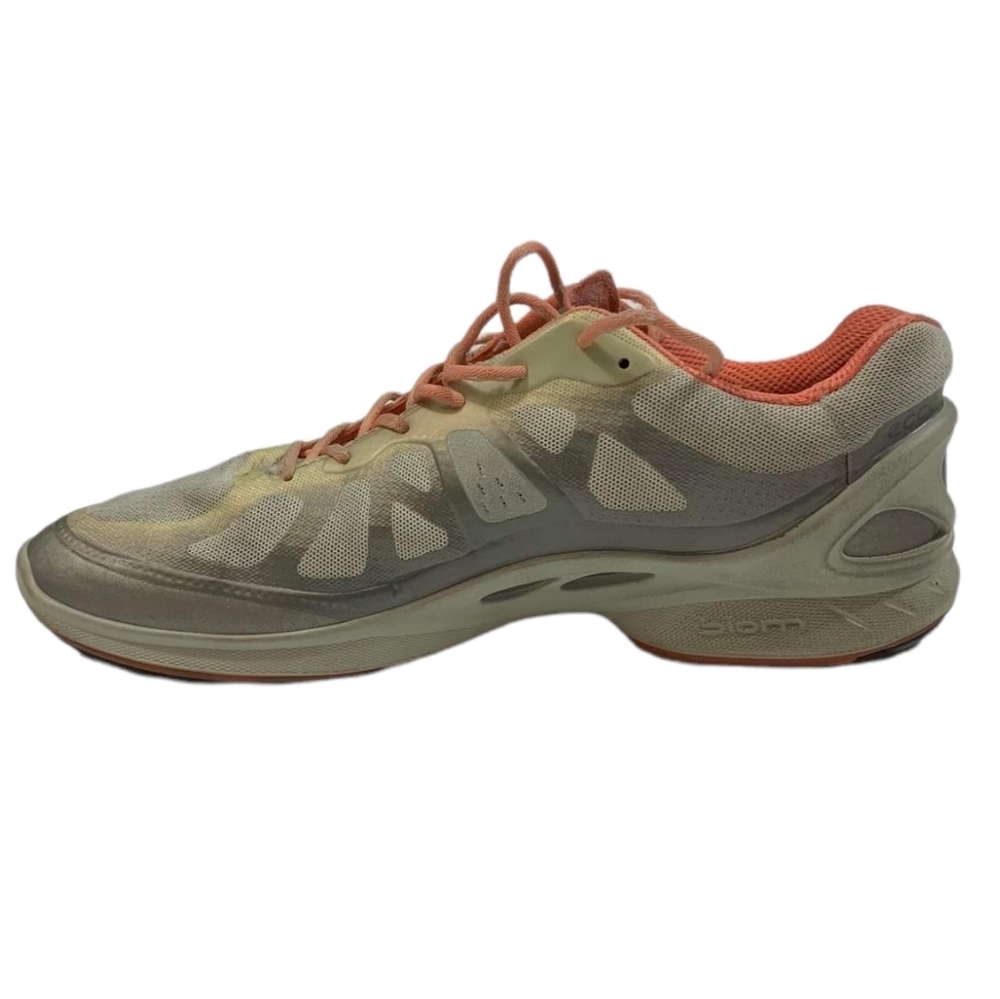 ECCO Biom Performance Sneakers Size 39 US 8.5 Gray/Coral Running Training Shoes - Picture 2 of 9